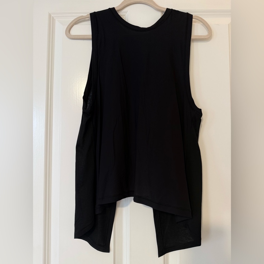 Lululemon Black Tie Back Tank Top